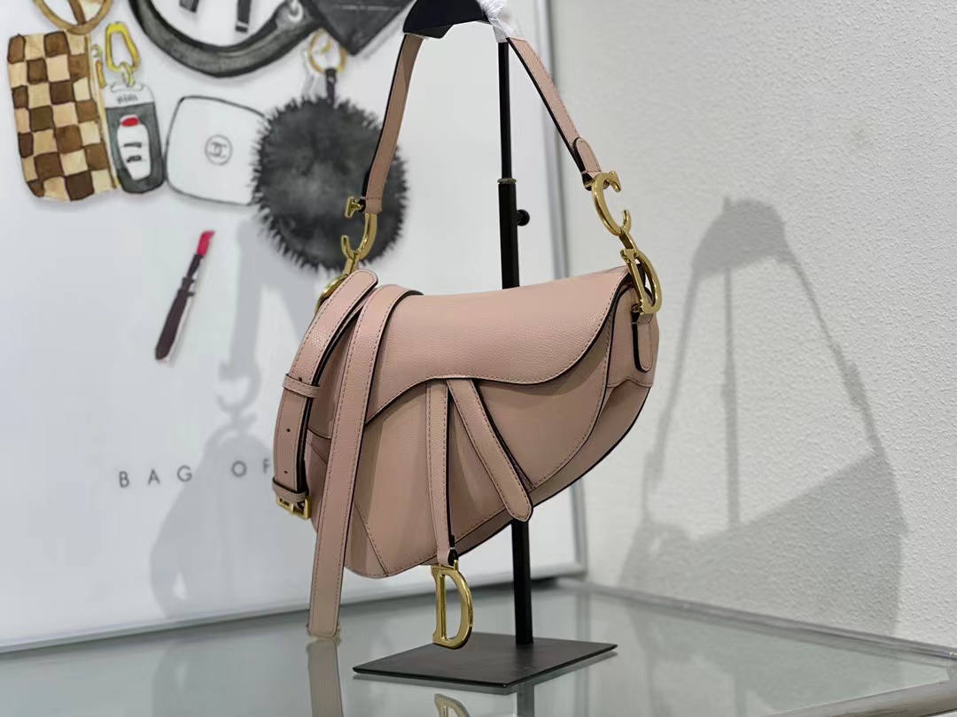 Dior Saddle Bag Nude 6677 XB012 25.5cm