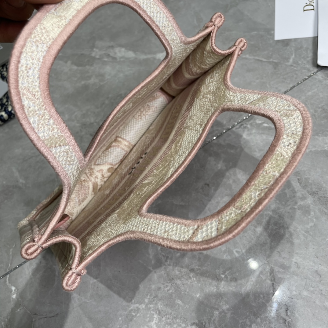 10A + top quality Mini Dior Book Tote 0175 XB041 23cm