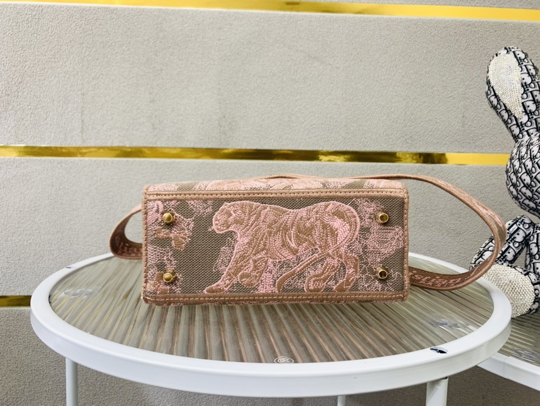 10A + top quality Dior Medium Lady D-Lite Bag 9920 DD003 24cm