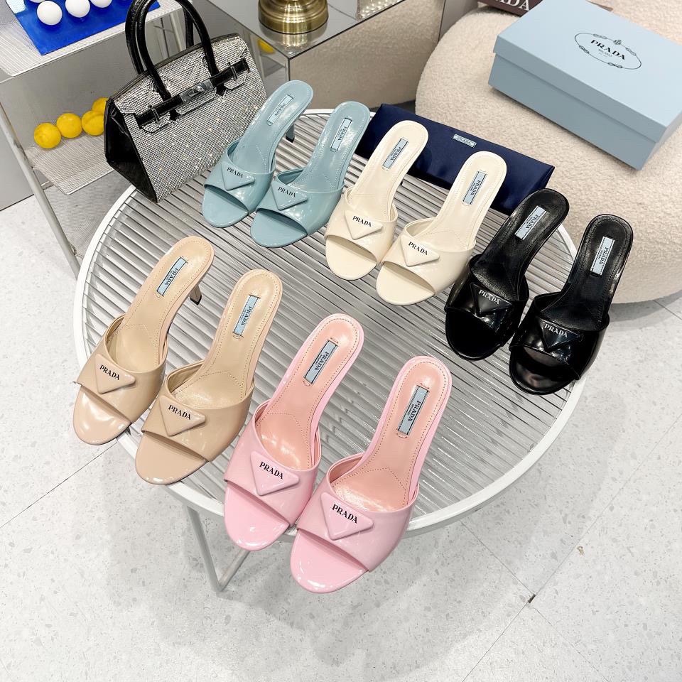 Prada Shoes Summer counter new high heels