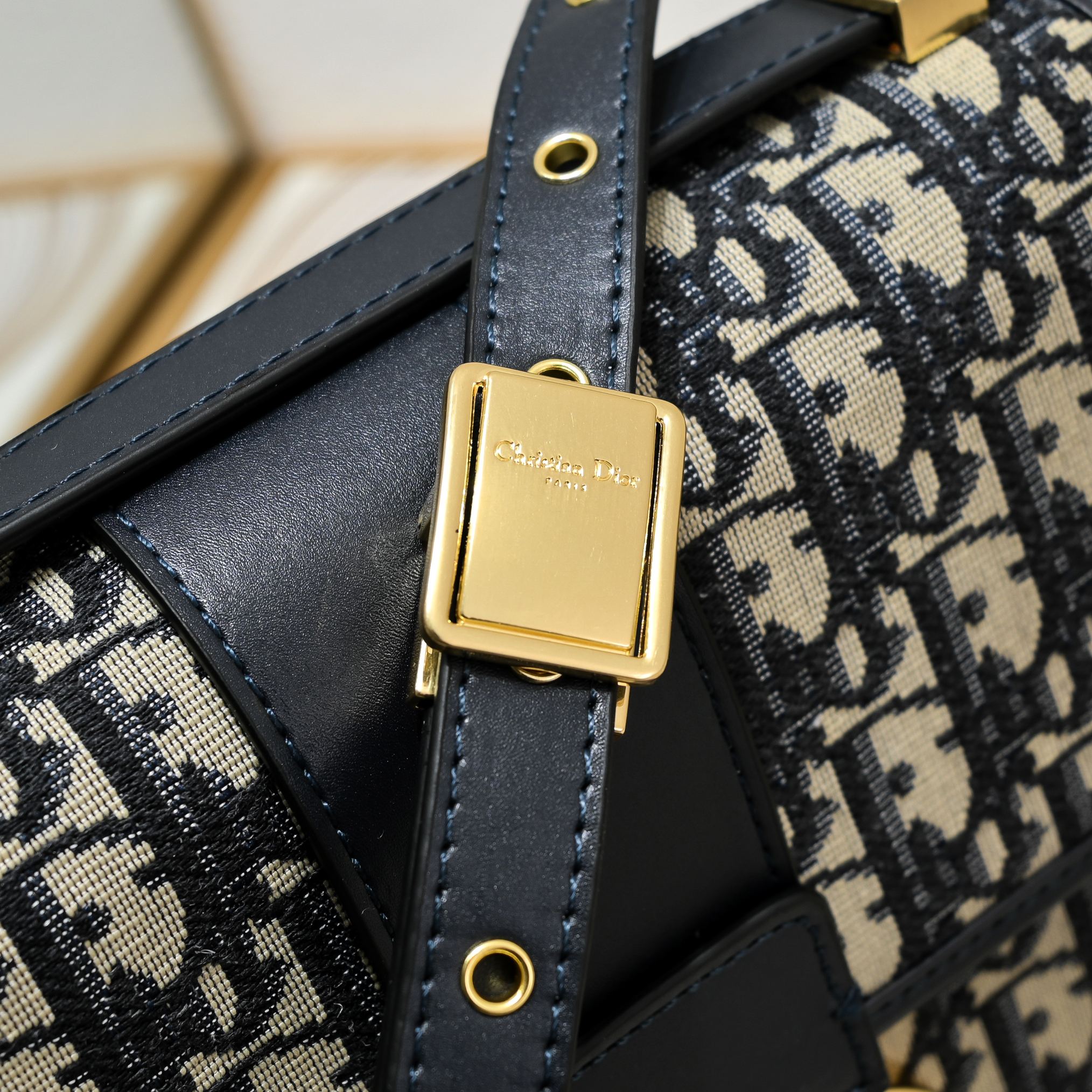 30 Montaigne Bag Blue print CD-1001 XB071 24cm