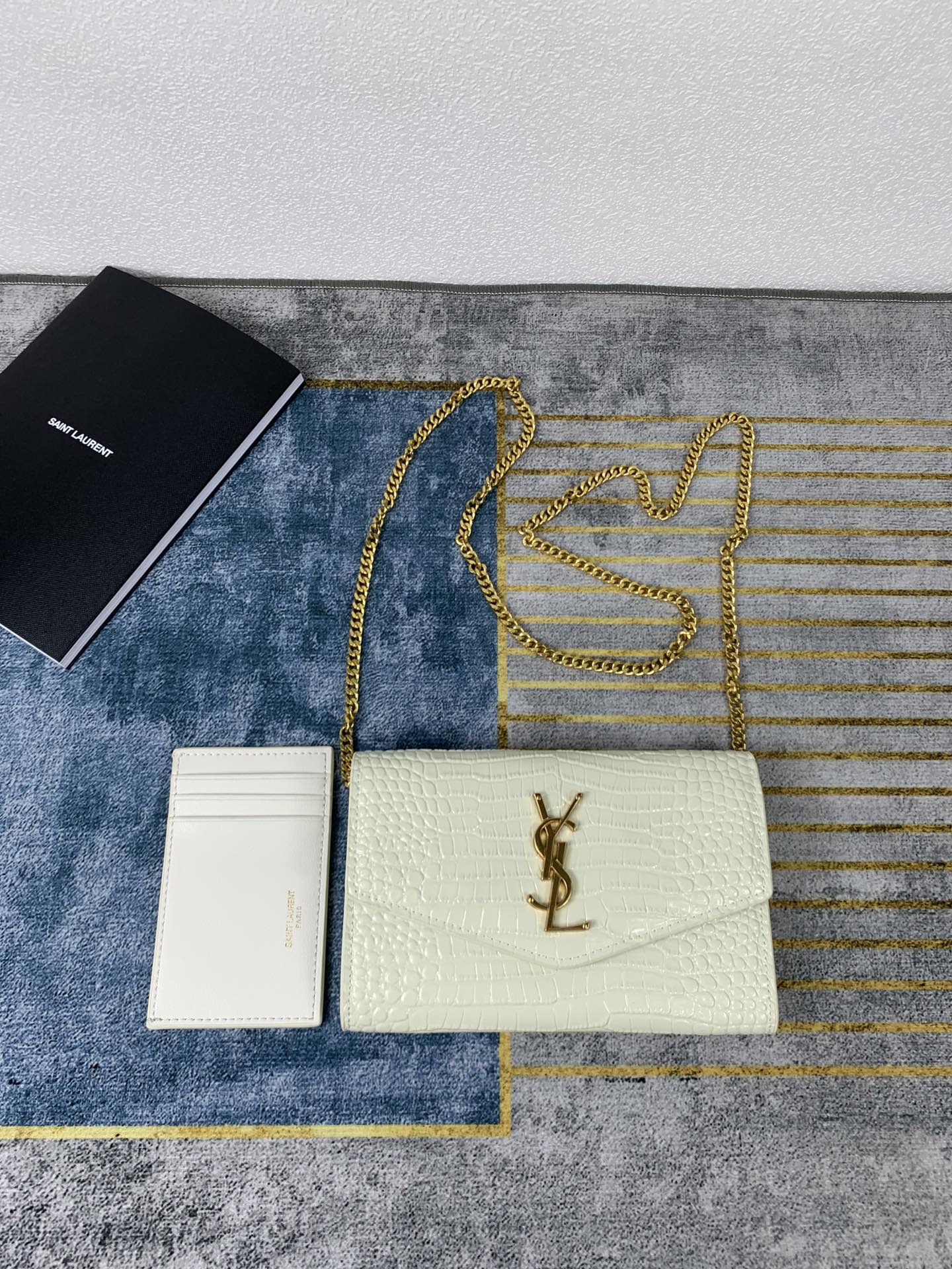 YSL Uptown Chain Wallet 6077881 LM011 19cm