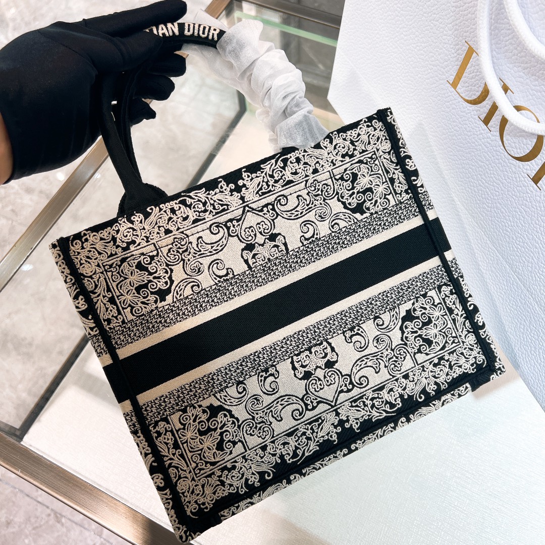 10A + top quality Small Dior Book Tote 1265 DLAM012 26.5cm