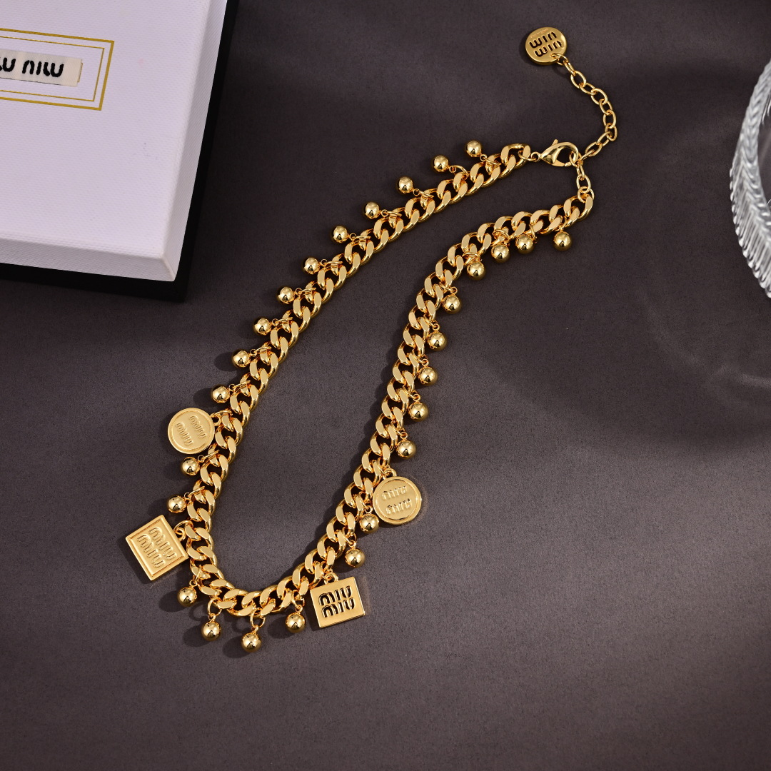 Miu Miu Jewelry Necklace Tag Design