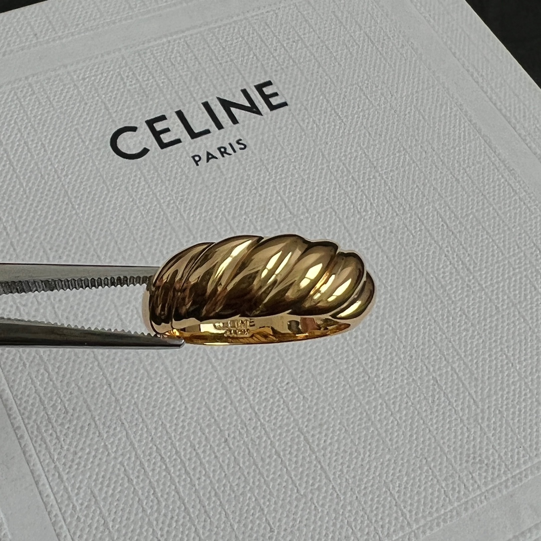 Celine Jewelry Rings Spiral design
