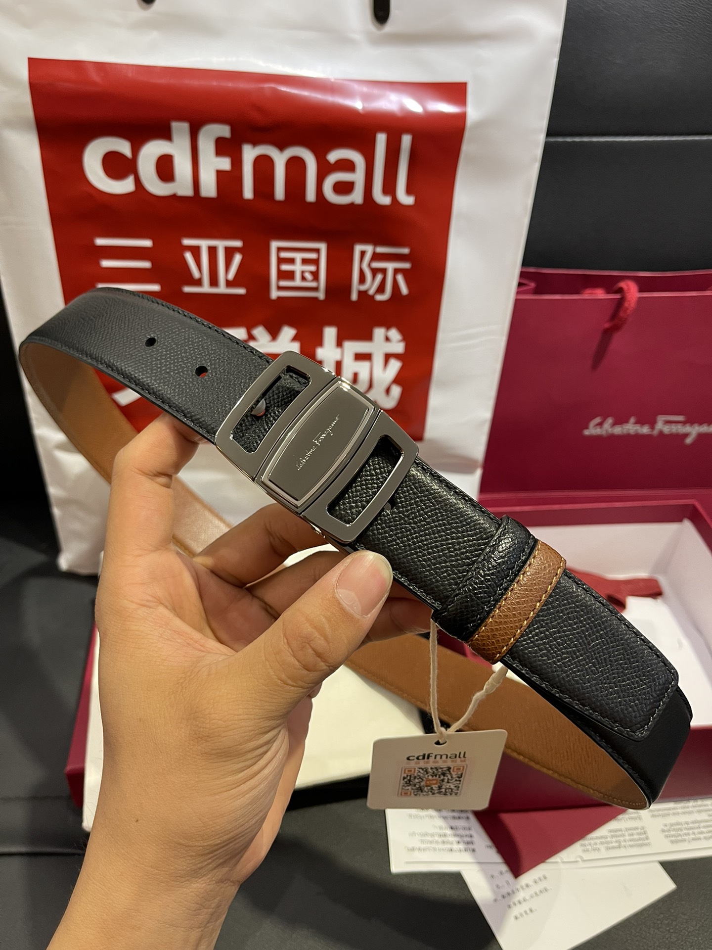 FERRAGAMO Belt 003 22PJ081 3.5cm