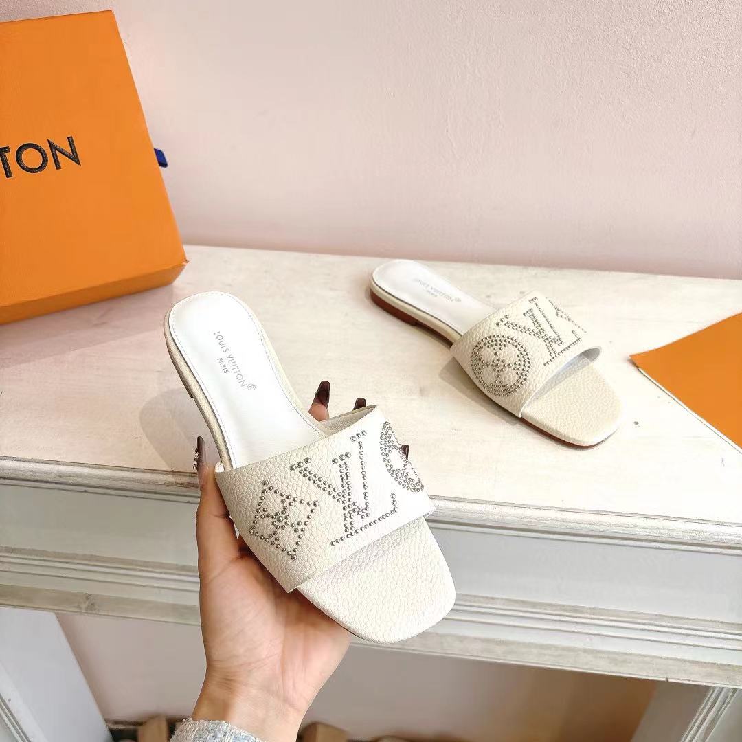 Louis Vuitton Shoes Willow nail series Slippers