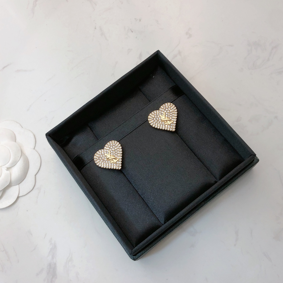 Saint Laurent Jewelry Earring  Love Earrings