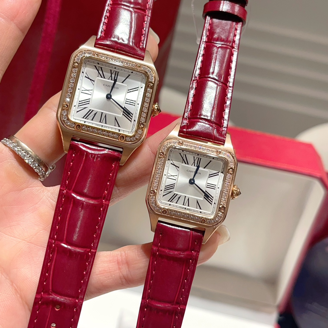 Cartier Santos-Dumont 28*38-32*43mm