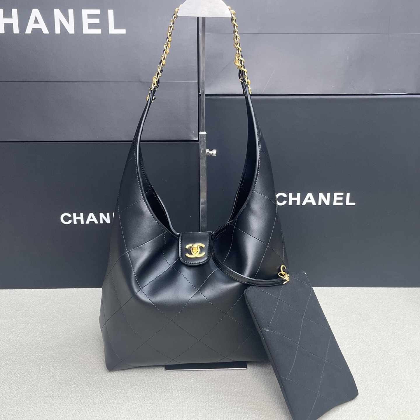 Chanel hobo Armpit Bag Hippie bag 9126