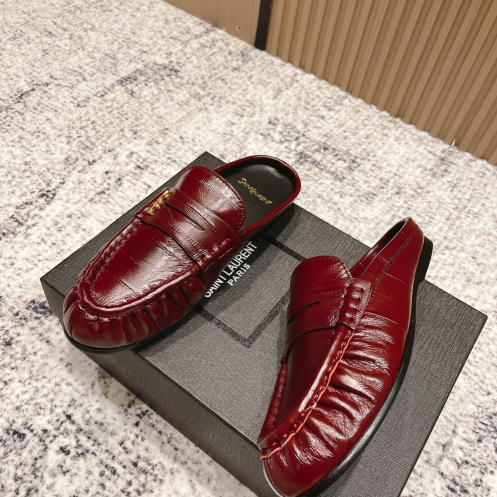 Saint Laurent Shoes Loafers Cowhide