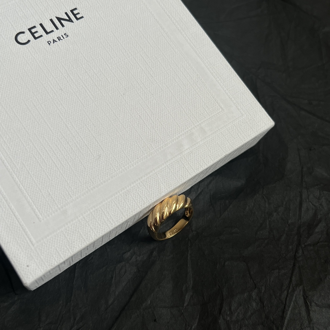 Celine Jewelry Rings Spiral design