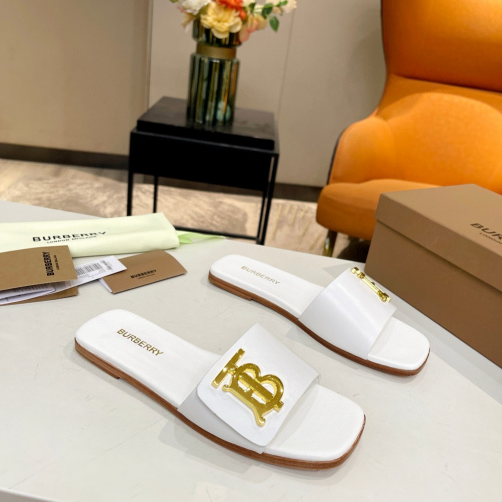 Burberry Shoes Slippers Sheepskin