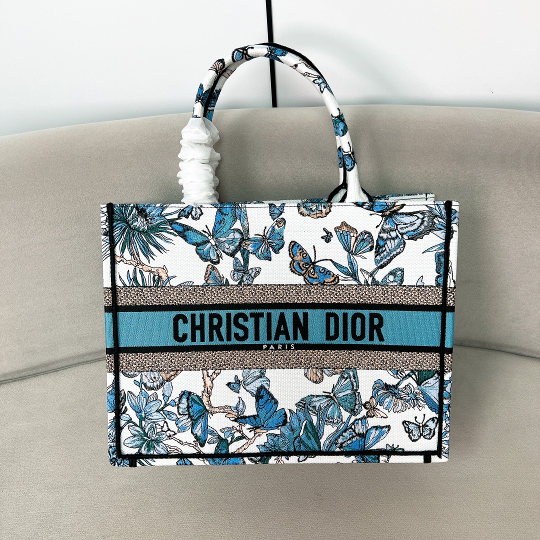 10A + top quality Medium Dior Book Tote 1296 DLAM022 36cm