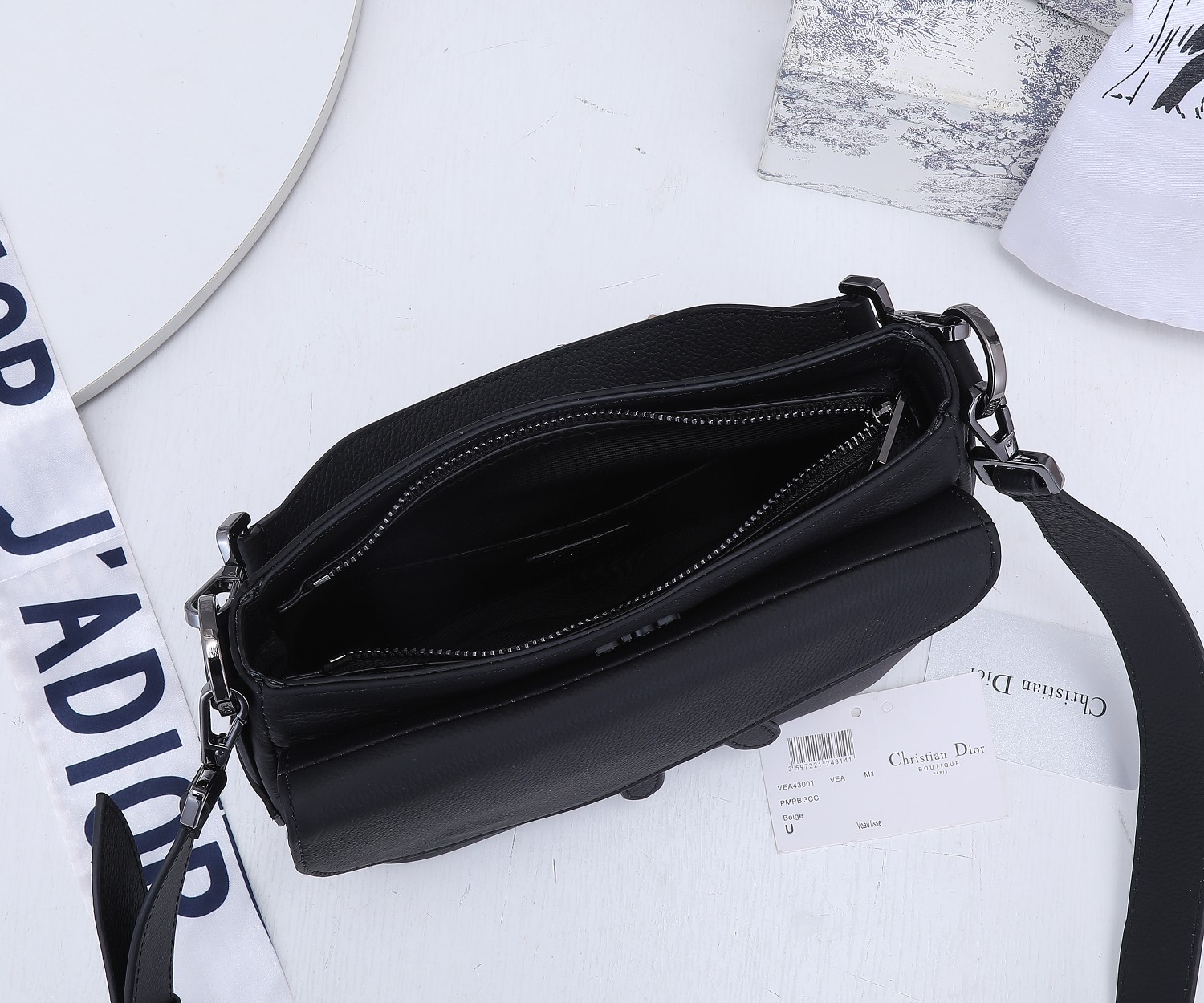 Mini Saddle Soft bag All Black 1090 XB022 24cm