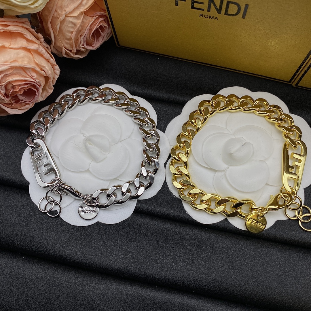 Fendi Jewelry Bracelets Interlocking