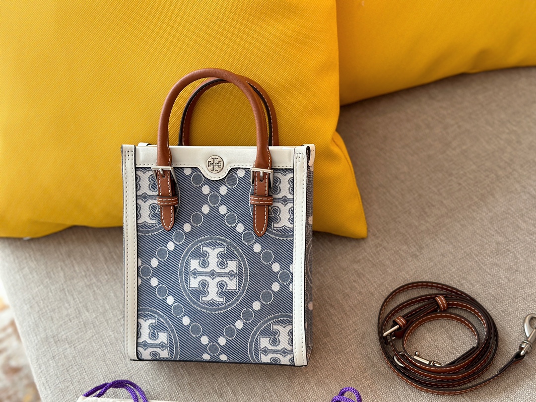 Tory Burch T Monogram Tote 010 LLS051 16cm