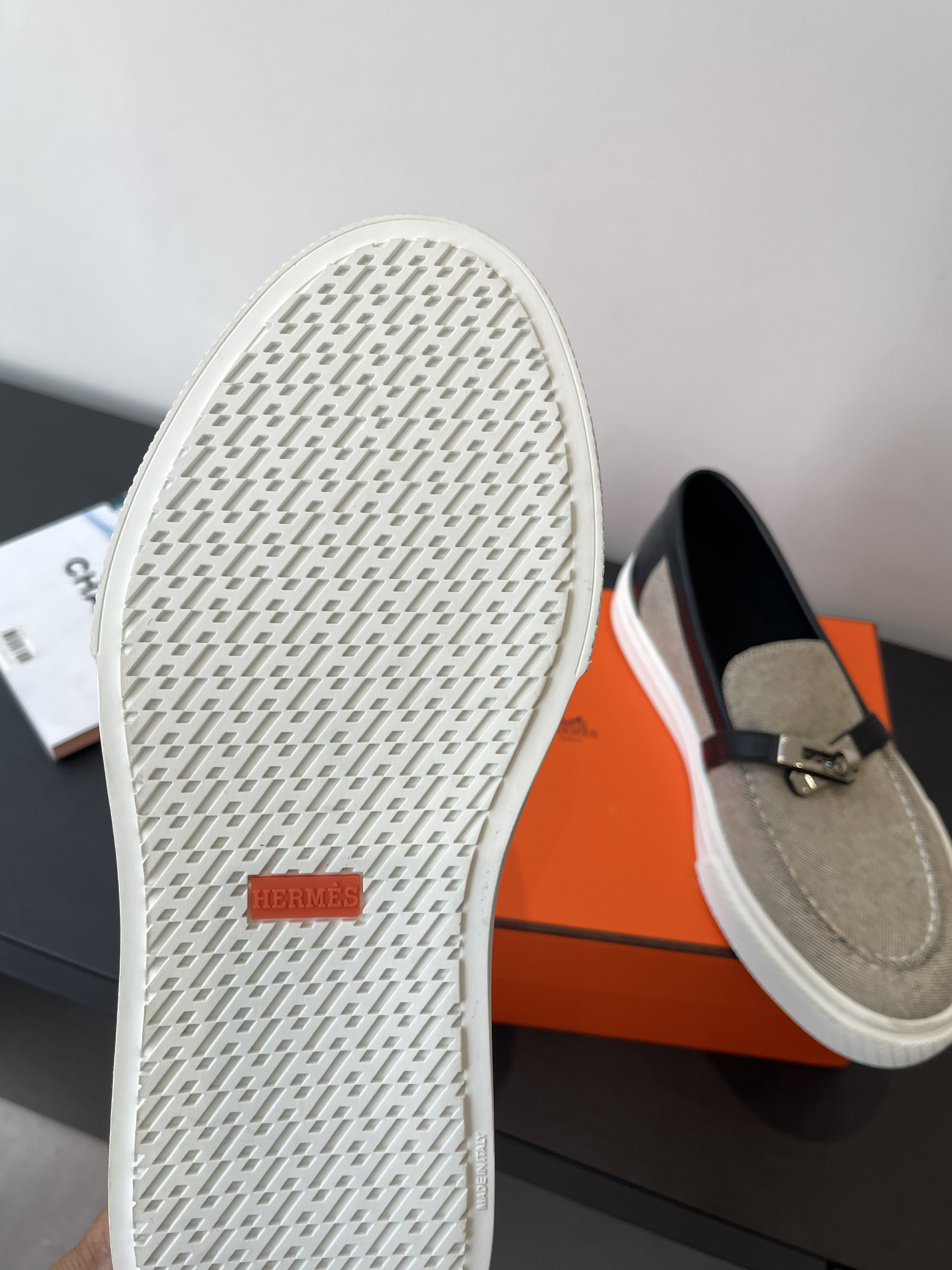 Hermes Shoes Loafers Cowhide