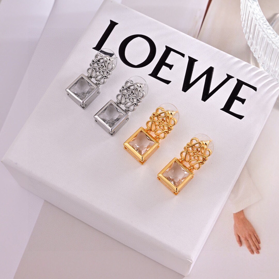 Loewe Jewelry Earring Letter Stud Earrings