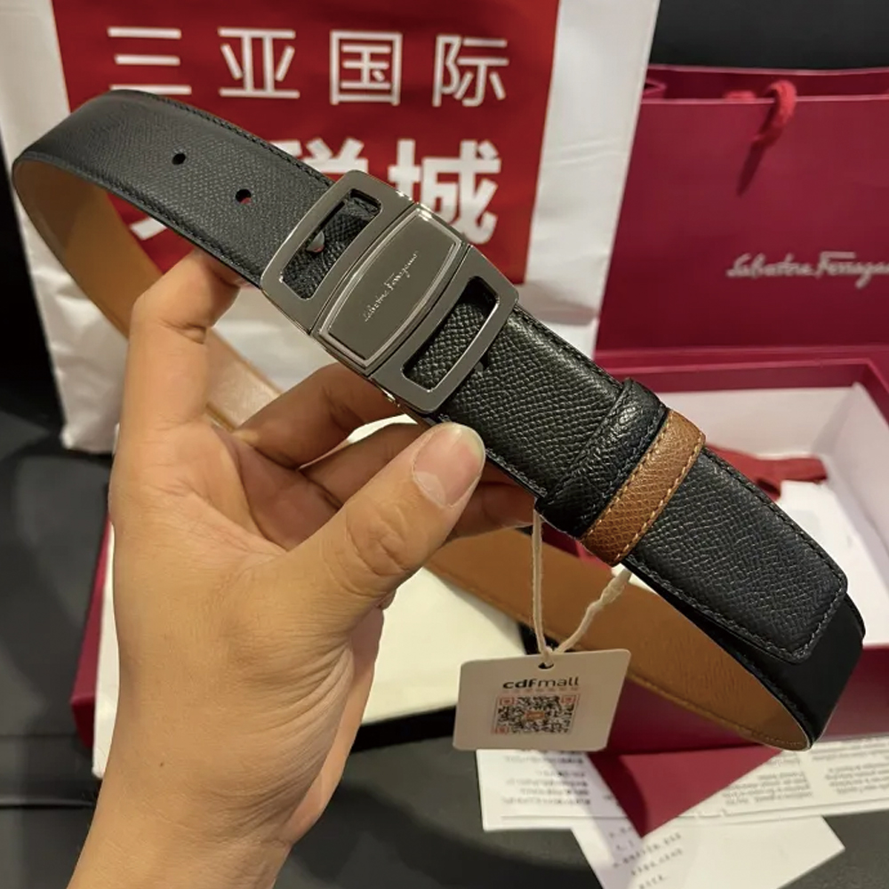 FERRAGAMO Belt 003 22PJ081 3.5cm