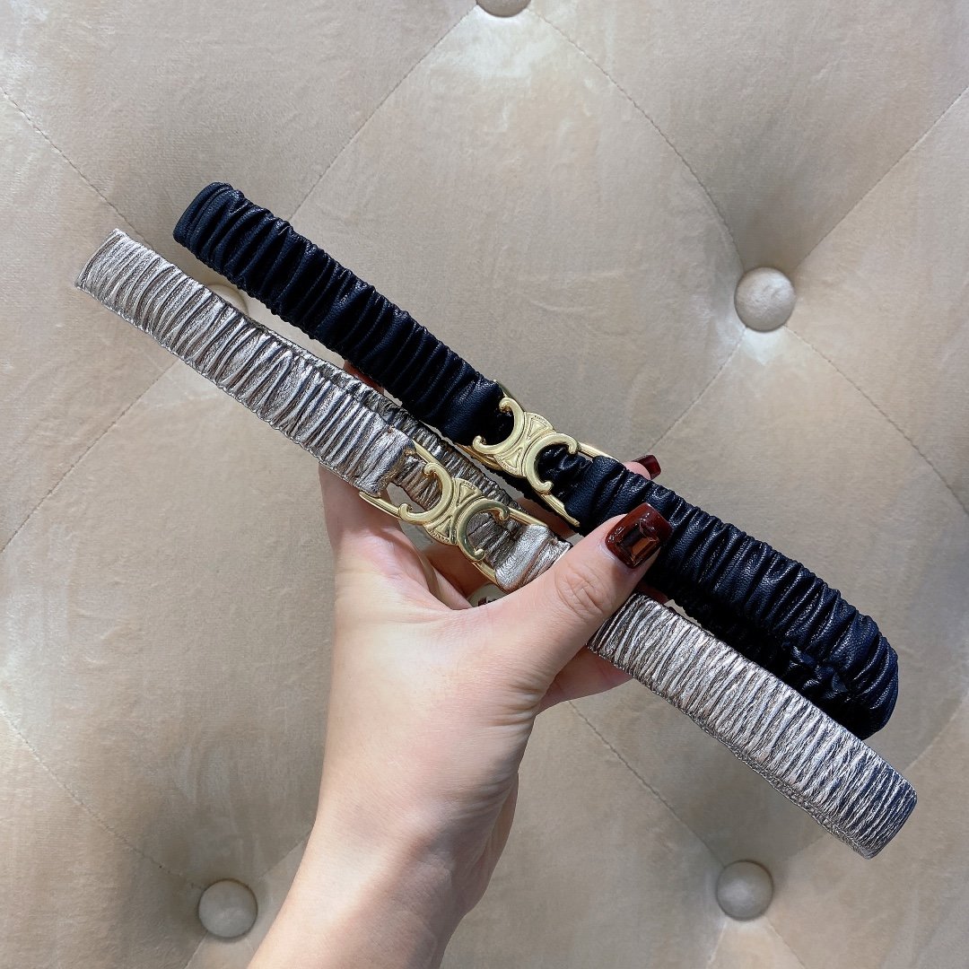 Celine Belt 006 22PJ061 2.5cm