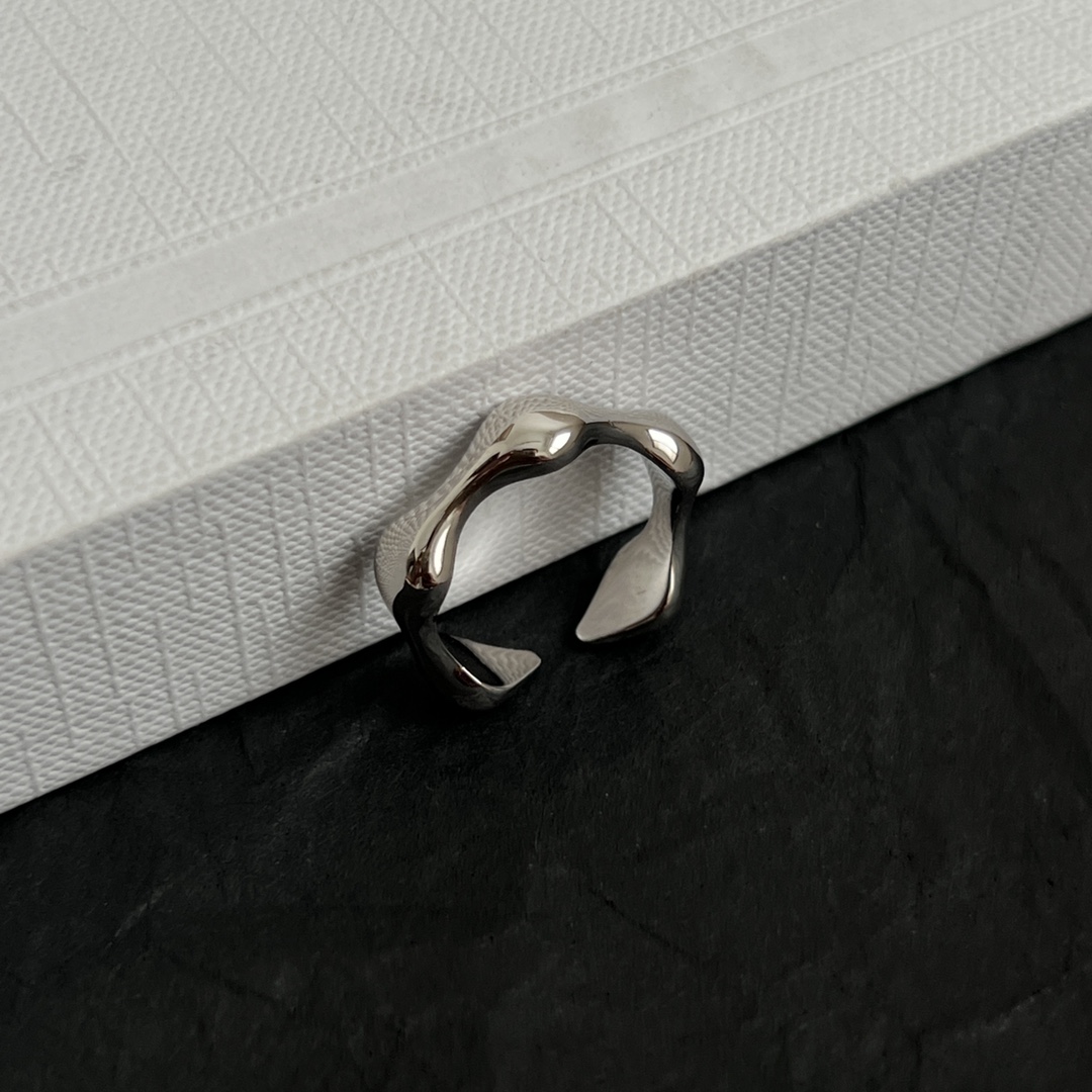 Celine Jewelry Rings Open Wave Design