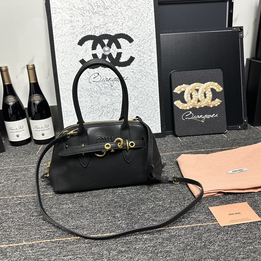 Miu Miu Aventure Handbag 5BB169 LM571 28cm