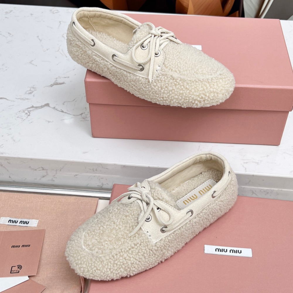 Miu Miu Shoes Loafers Leather