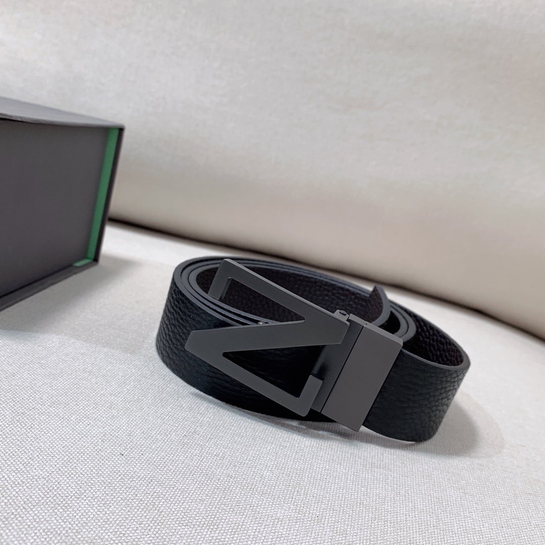 ZEGNA Belt 001 22PJ061 3.5cm