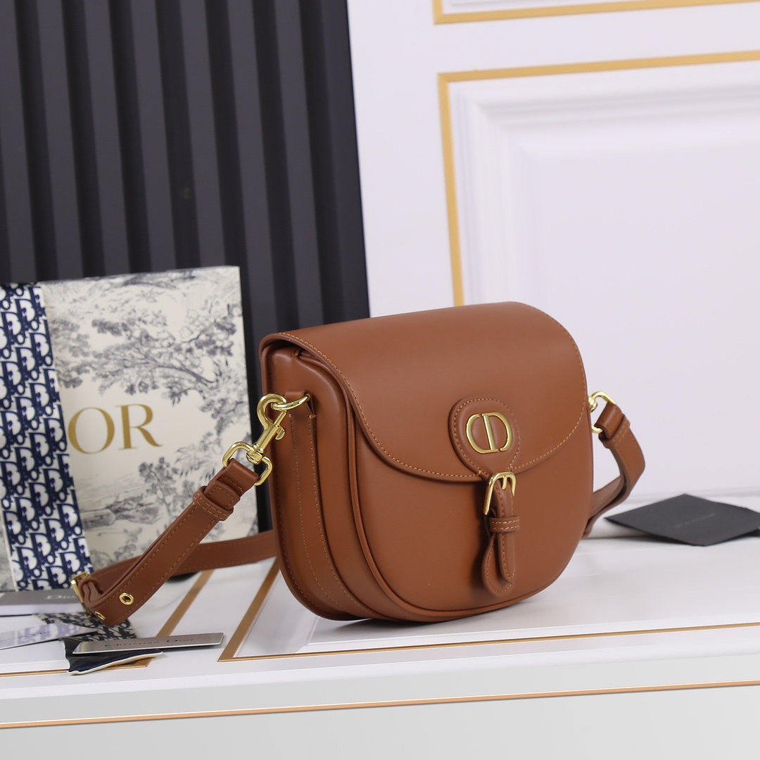 Medium Dior Bobby bag Brown CD-2011 XB081 22cm