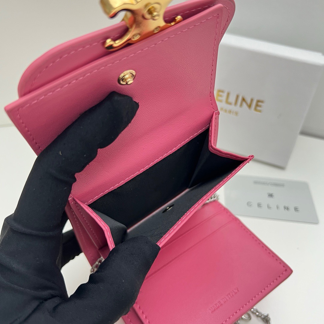 Celine TRIOMPHE Wallet 10783 LM57 11cm