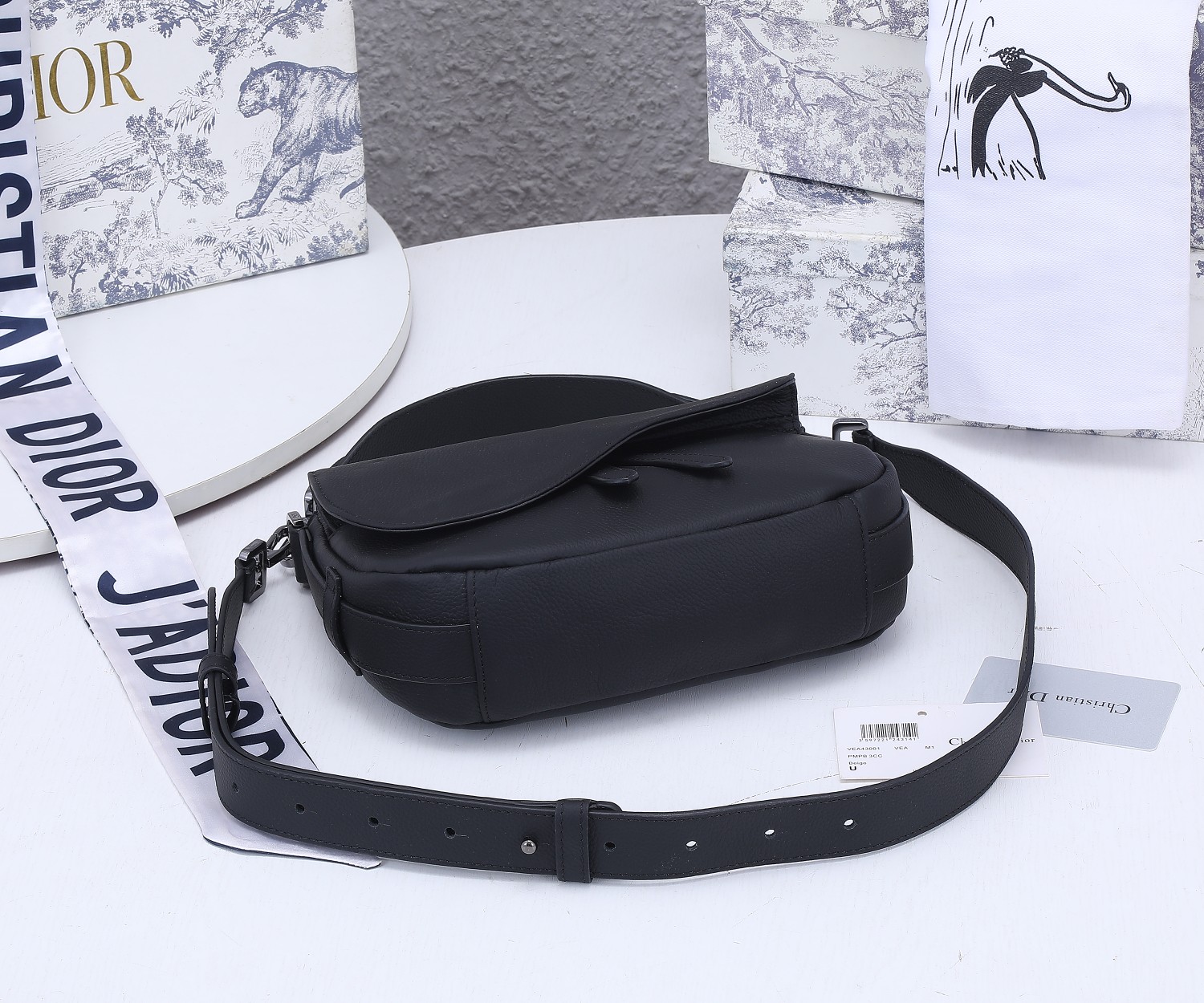 Mini Saddle Soft bag All Black 1090 XB022 24cm