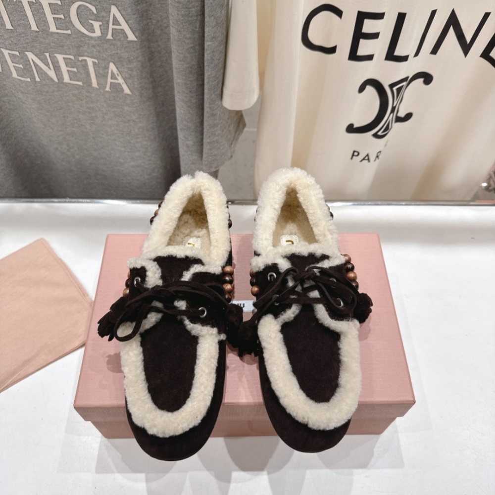 Miu Miu Shoes Loafers Leather