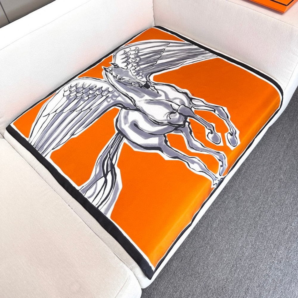 Hermes Freedom Pegasus Square Scarf 100% Silk 88.5*88.5cm Accessories