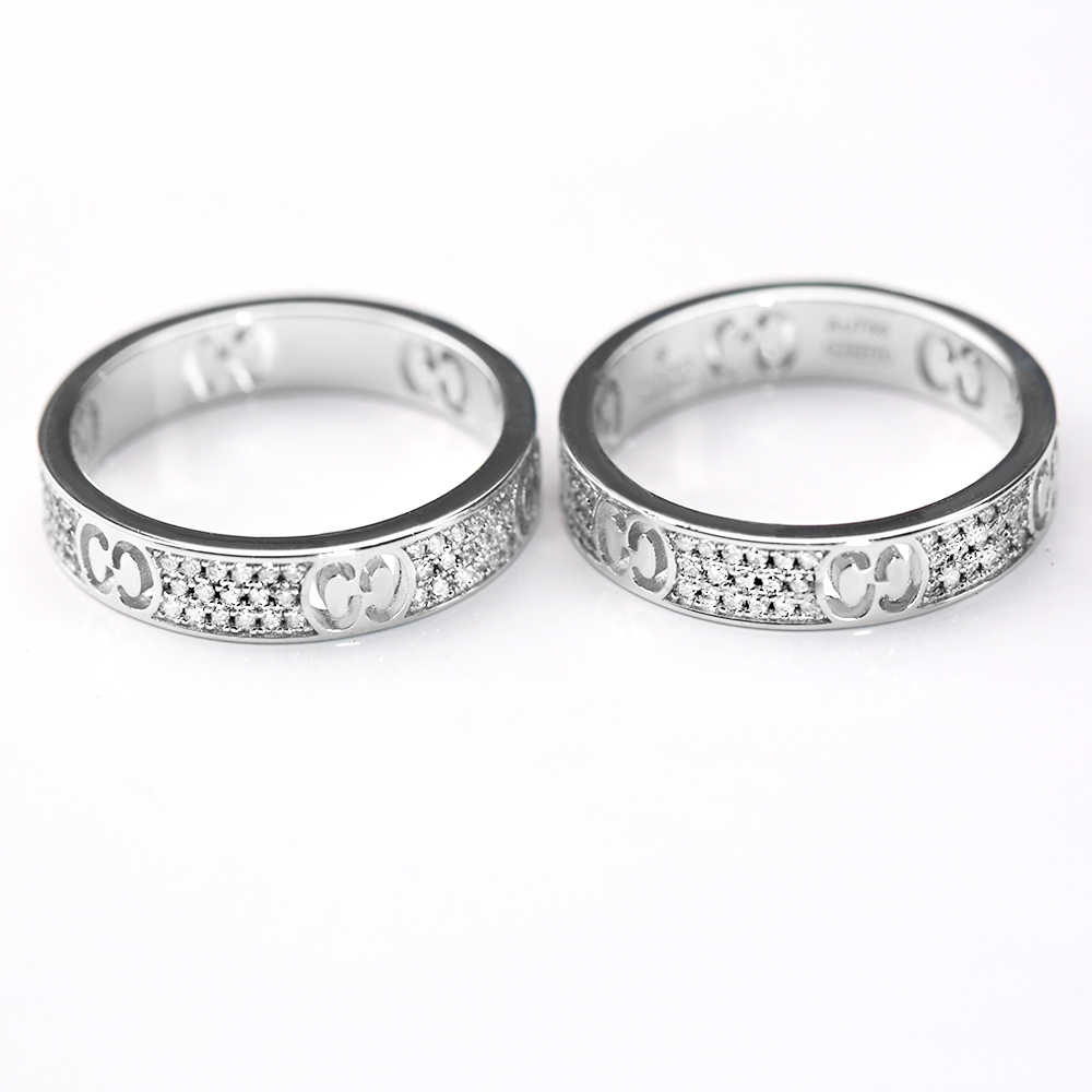 Gucci Jewelry Rings Double G Diamond Ring