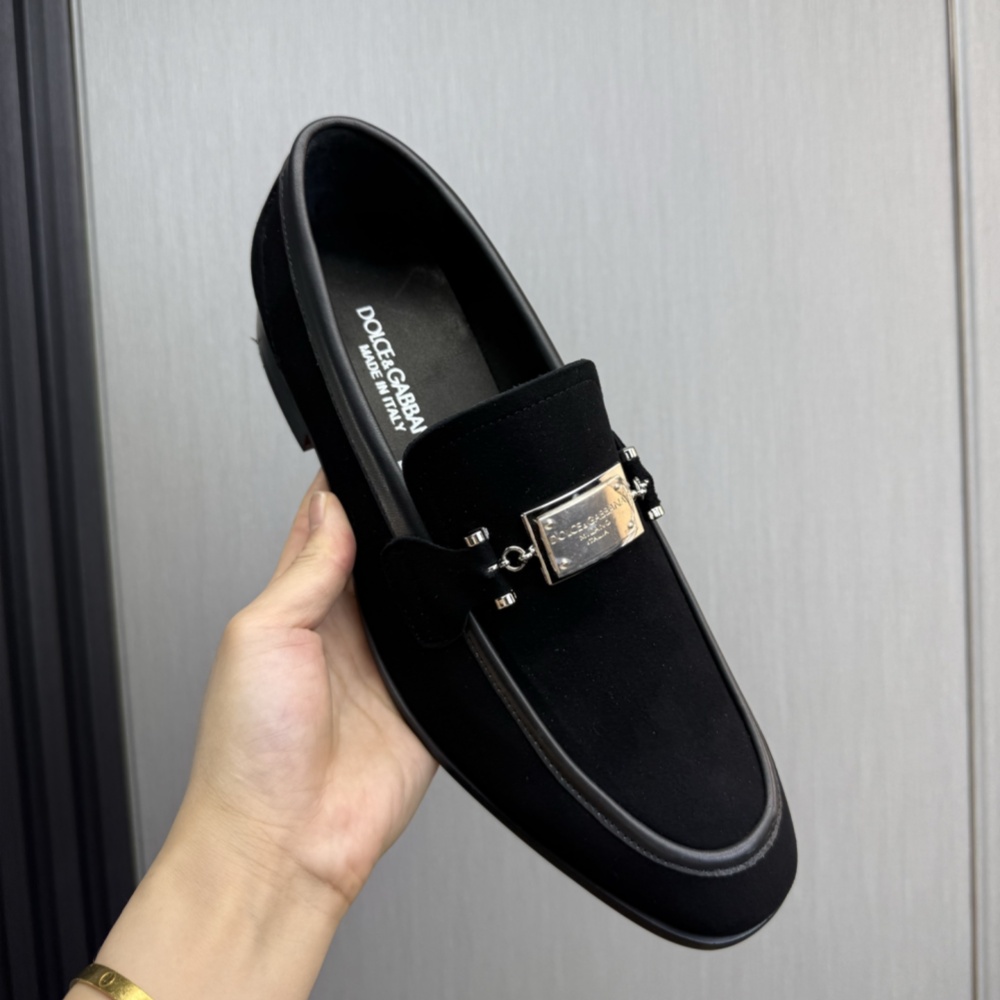 D&G Shoes Leather Shoes Cowhide Shoes