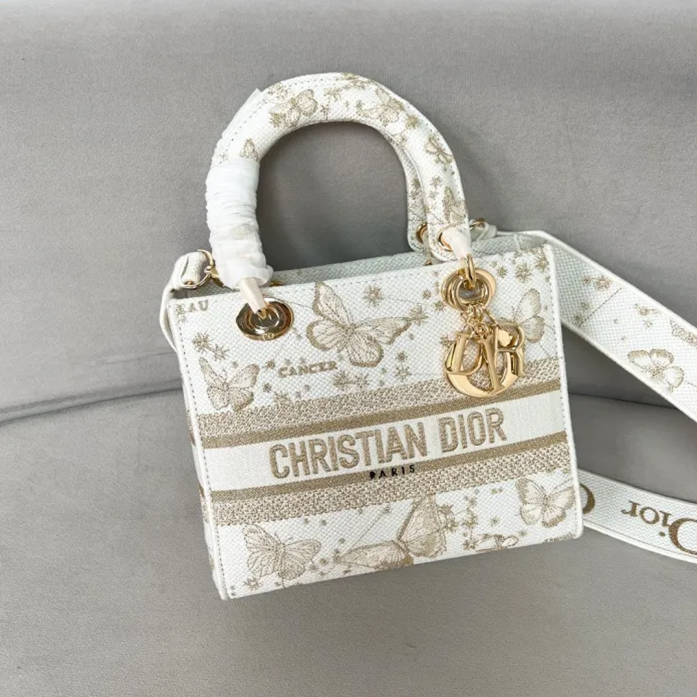 10A + top quality Dior Lady D-Lite Bag 9921 LM082 17cm