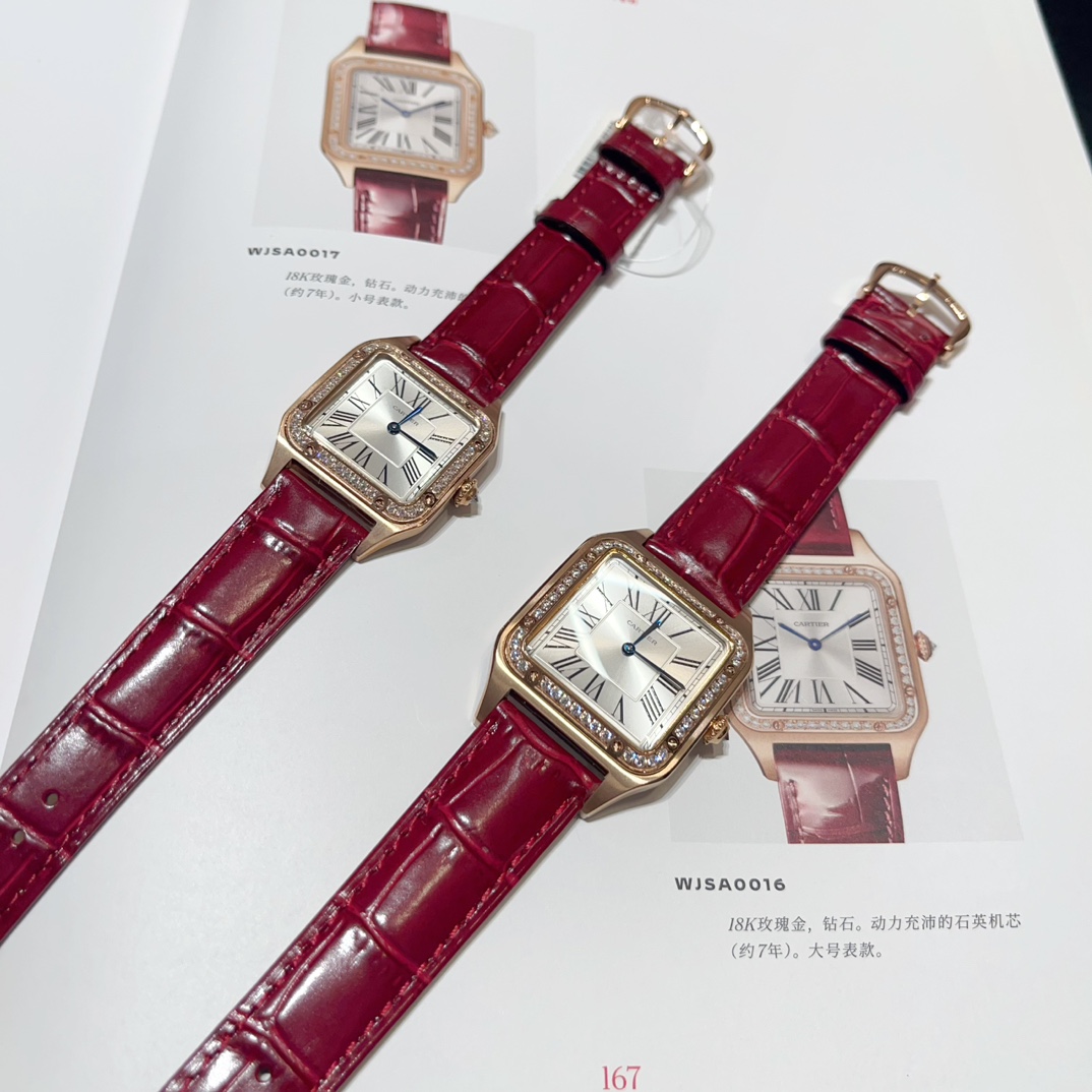 Cartier Santos-Dumont 28*38-32*43mm
