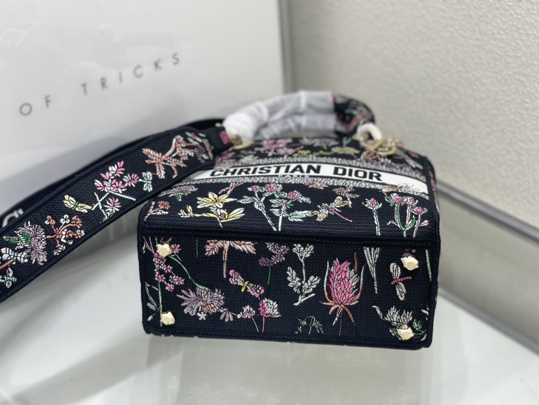 10A + top quality Dior Medium Lady D-Lite Bag 9920 LM003 24cm