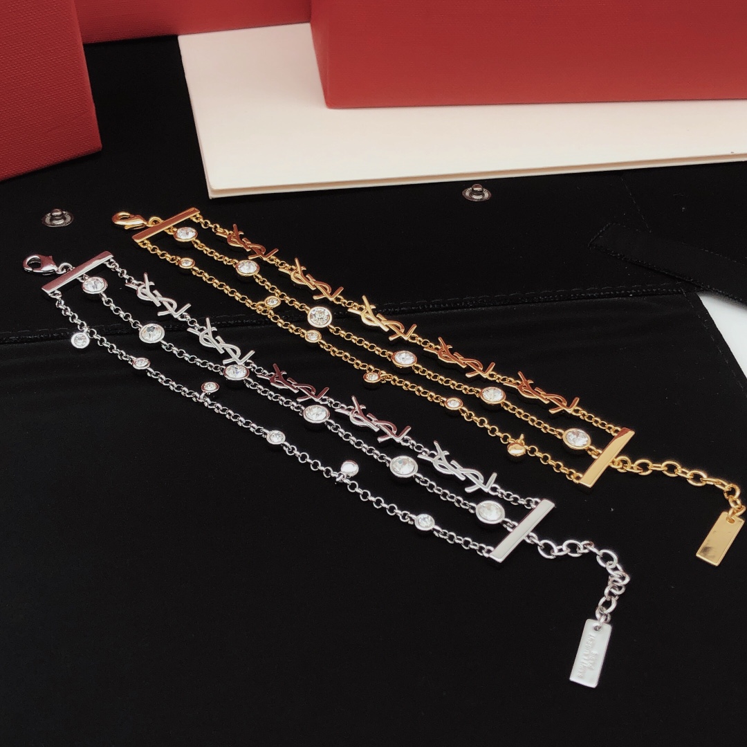 Saint Laurent Jewelry Bracelets  Multilayer Bracelet