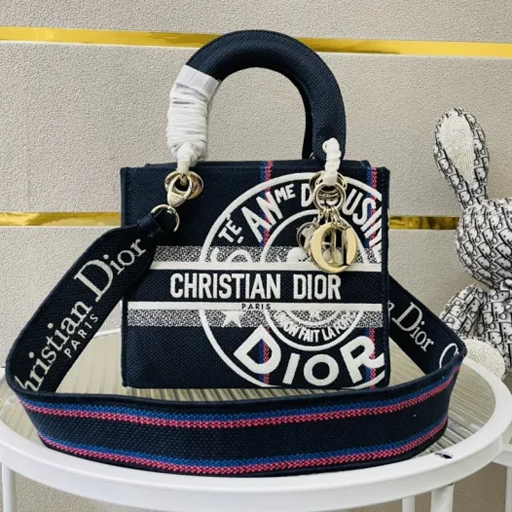 10A + top quality Dior Medium Lady D-Lite Bag 9920 DD003 24cm