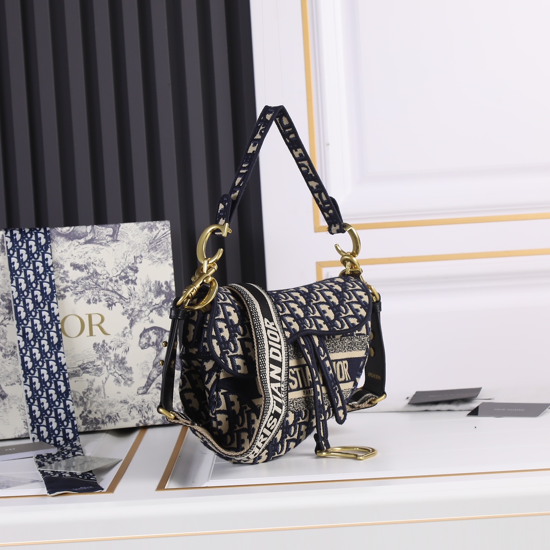 Saddle Bag Blue print CD-5501 XB032 25.5cm 02