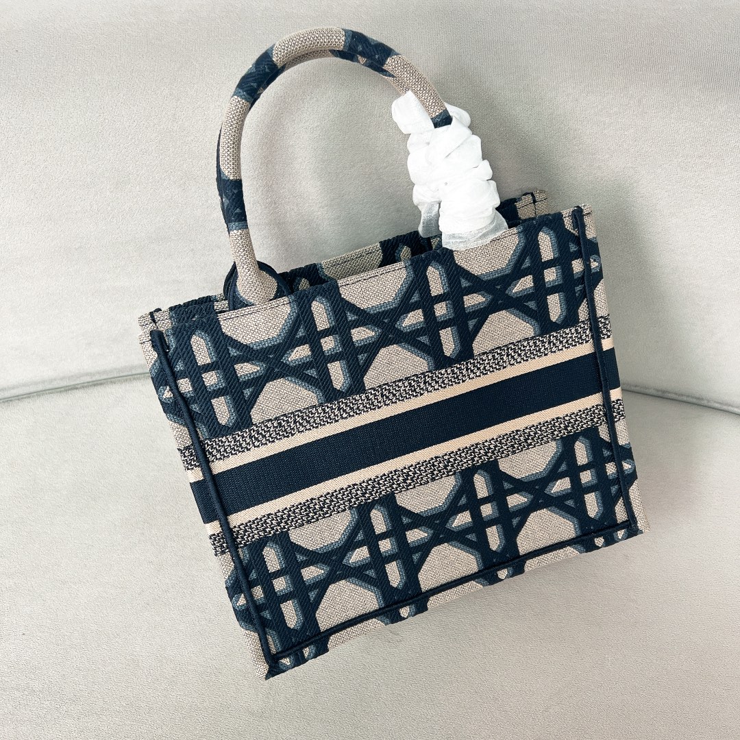 10A + top quality Small Dior Book Tote 1265 DLAM012 26.5cm