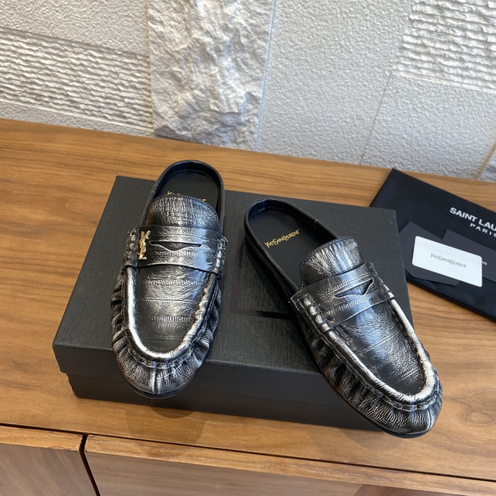 Saint Laurent Shoes Loafers Cowhide