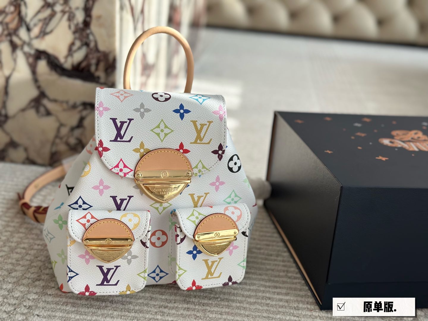 10A Quality LV Venice Backpack 057 DB523 20cm