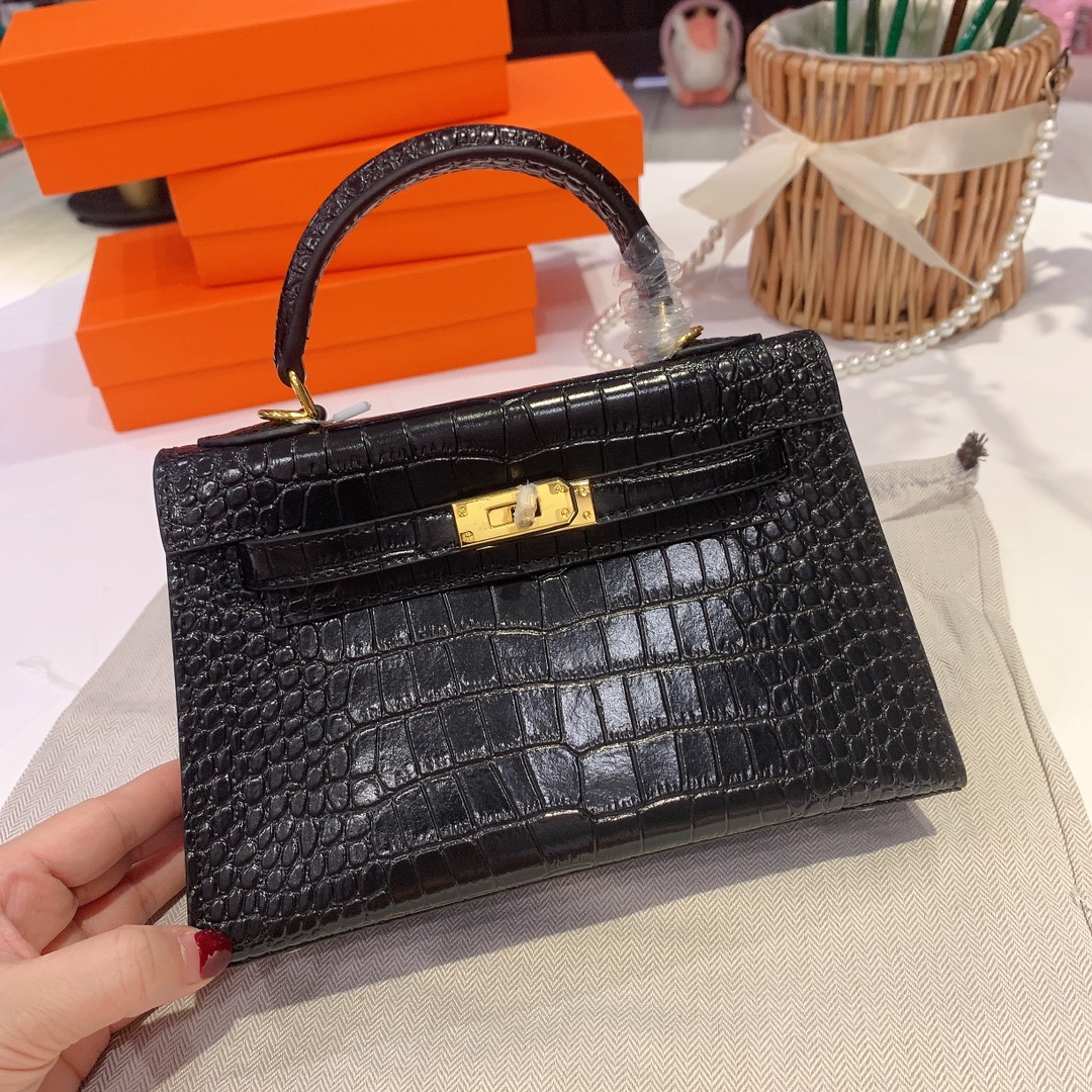 Hermes KellyⅡ XYZ091 alligator 11color 22CM