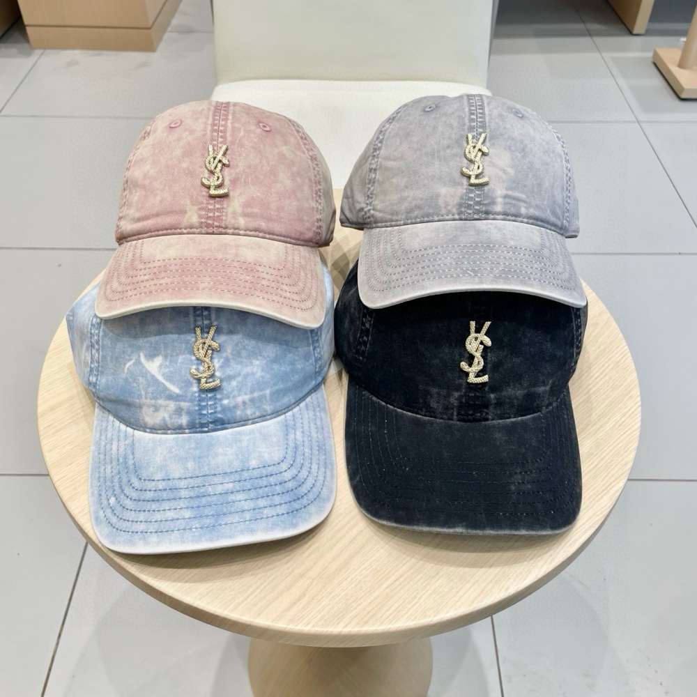 Saint Laurent Hat Popular All-match Baseball Cap Accessories
