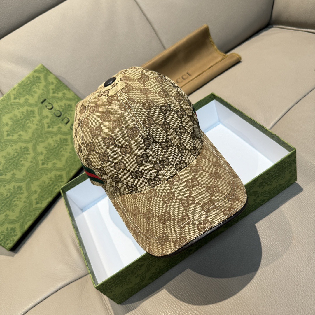 Gucci Hat Classic Webbing Baseball Cap Accessories
