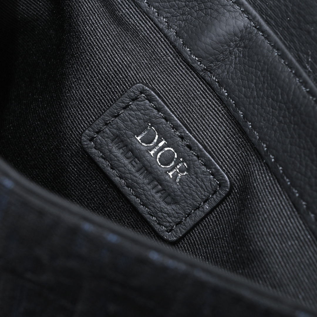 Saddle Bag Black print 1088 LM581 23cm