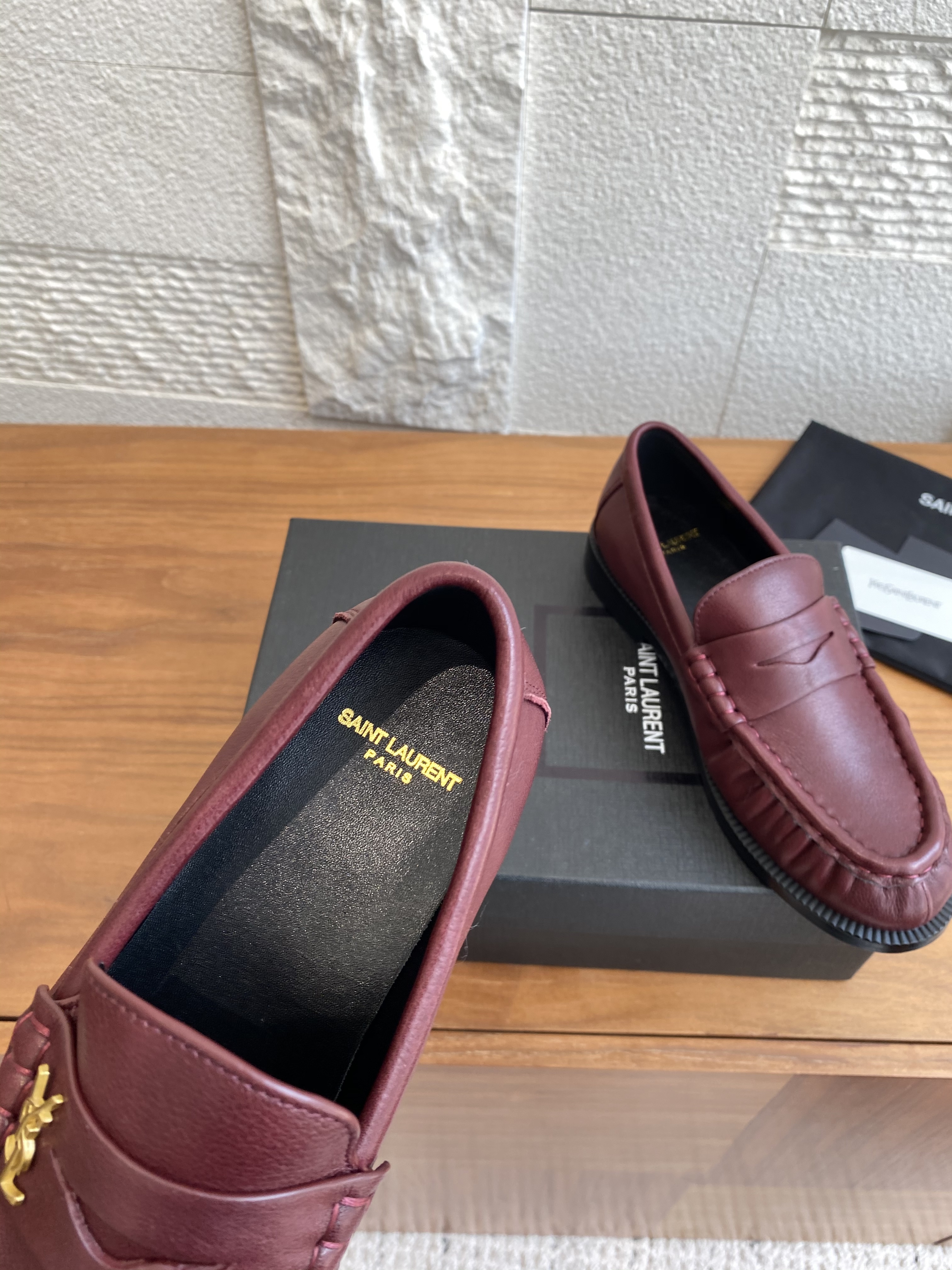 Saint Laurent Shoes Loafers Cowhide